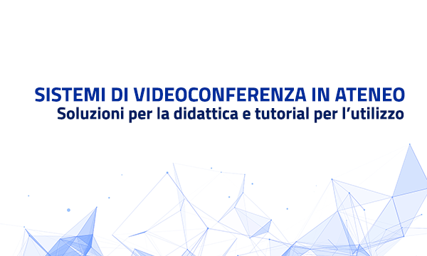 Sistemi di videoconferenza per la didattica.